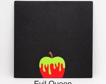 Disney’s Evil Queen Inspired Hand-Painted Cork Board