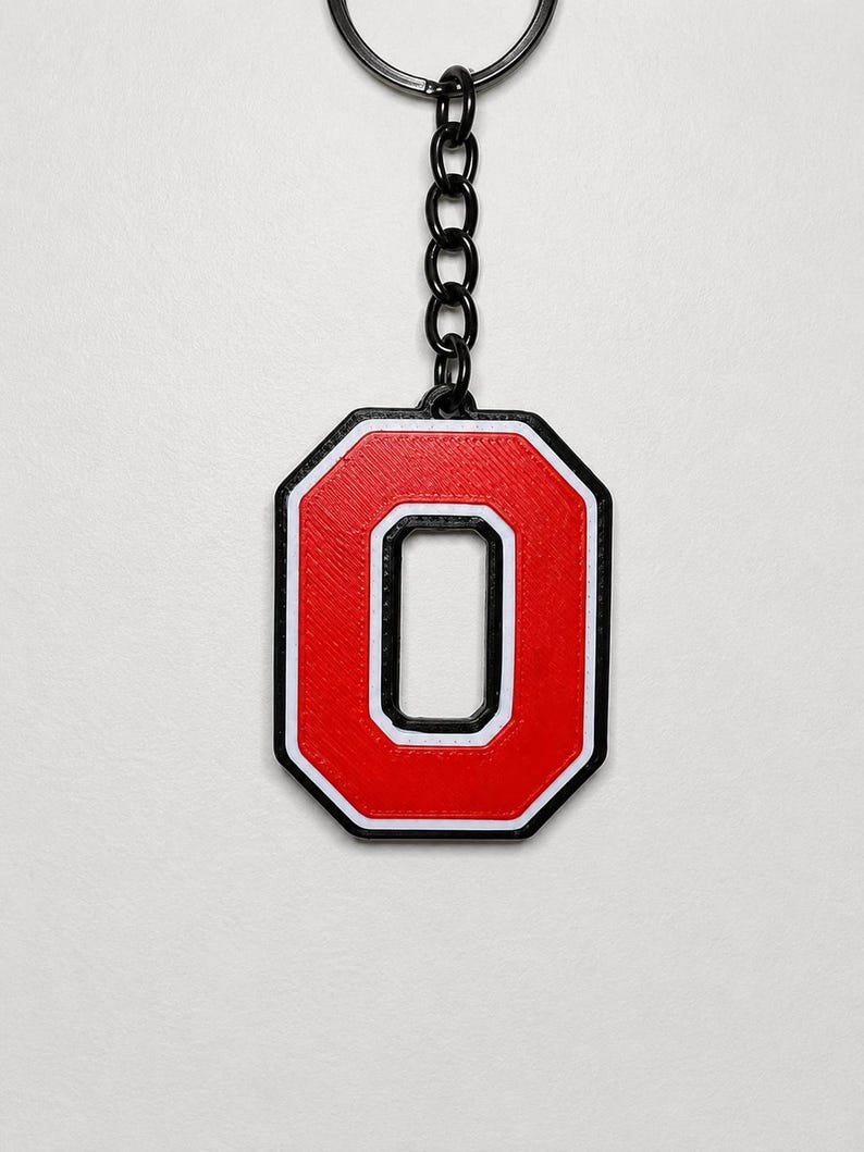 Block O - Ohio State Key Chain