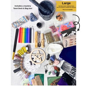 Intuitive bundle of witchcraft supplies for new witches