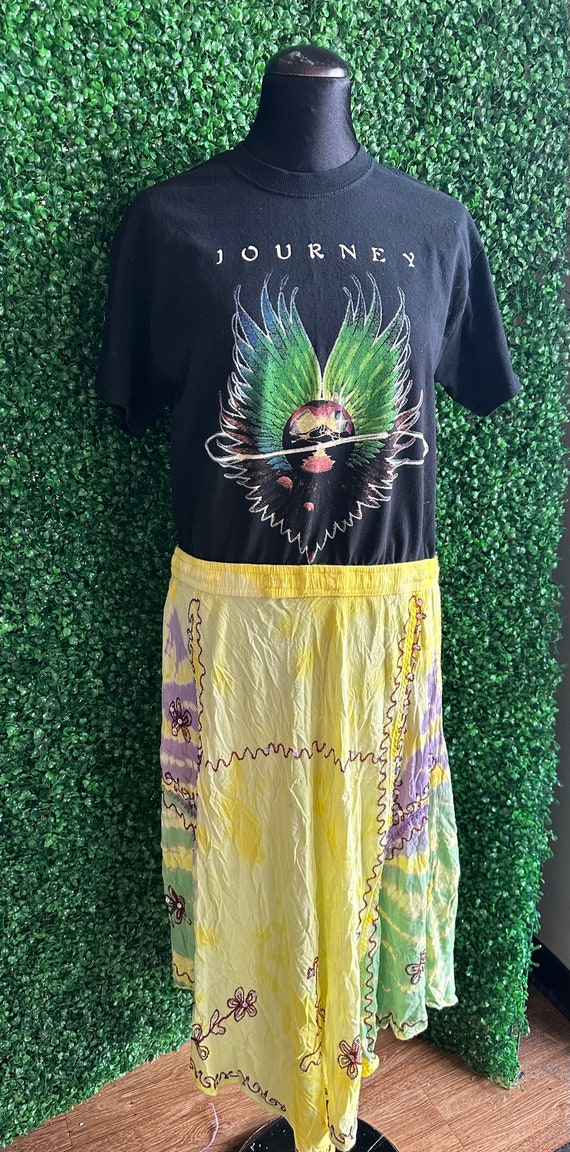 journey t shirt dress Journey Tshirt Upcycled Dress, One of a Kind, Size M