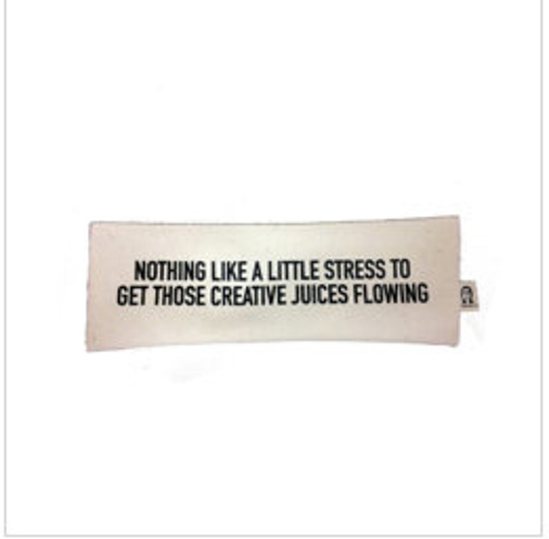 stress gets my creative juices flowing pencil pouch