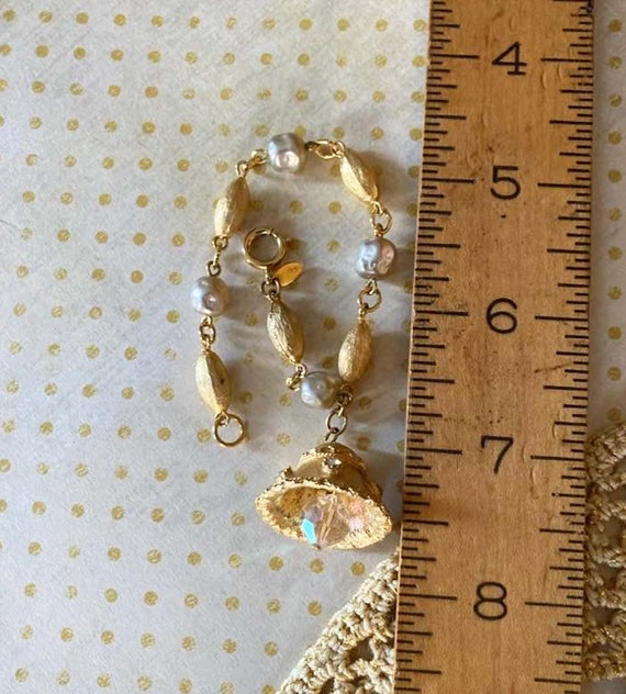 Benedikt NY Bell Charm Bracelet - Vintage 1955-63 - image 9