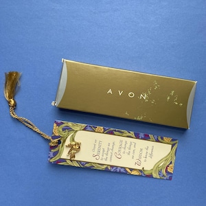 Avon goudkleurige "Prayer Sentiment Tac Pin" - vintage 1997