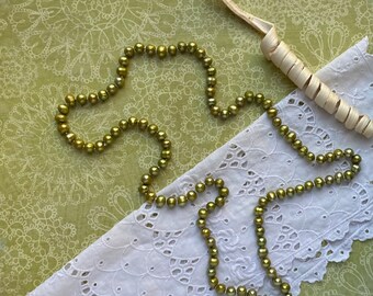 Green Fresh Water Pearls - Vintage