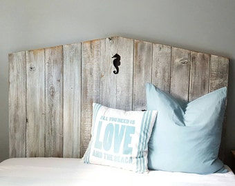 The beach evokes a peaceful and reflective feeling. beach headboard etsy