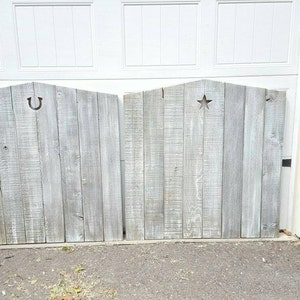 Twin Tricia white seaside wood Cottage Headboard image 3