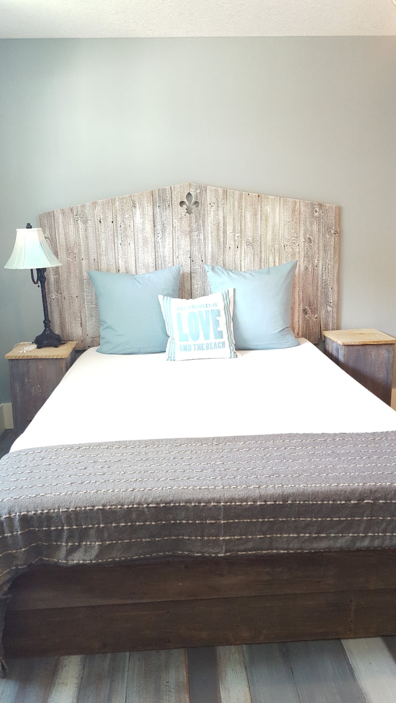 King Tricia Wood Cottage Headboard Etsy