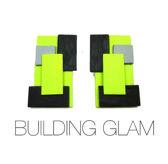 Building Blocks 05 Earrings