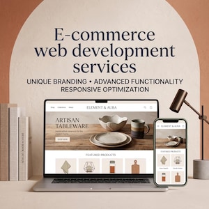 Complete Website Development Service, Shopify Store Setup, WordPress Website Design, Website Template Customization, SEO Ready Web Service