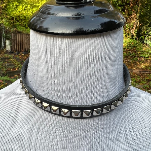 ICON Large Dome Studded Choker main image 1