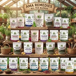 Tea Sampler Gift Set, Build Your Own 5 Herbal Tea Flavors, Loose Leaf Tea Sample Box, Pick Any 5 Blends Try Before You Buy Gift