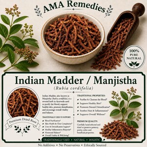Indian Madder / Manjistha (Rubia cordifolia)