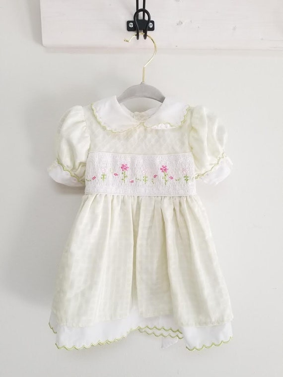 precious smock dress -6-9 months