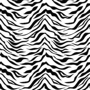 Patrón vectorial sin costuras de rayas de tigre / Archivos de corte para Cricut y Silhouette - Disponible en formatos png, eps, svg, dxf