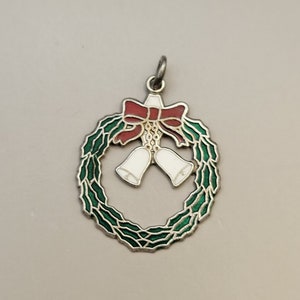 Holiday Christmas Tree Charm Small Antiqued Sterling Silver Holiday Christmas Tree Charm Small Antiqued Sterling Silver