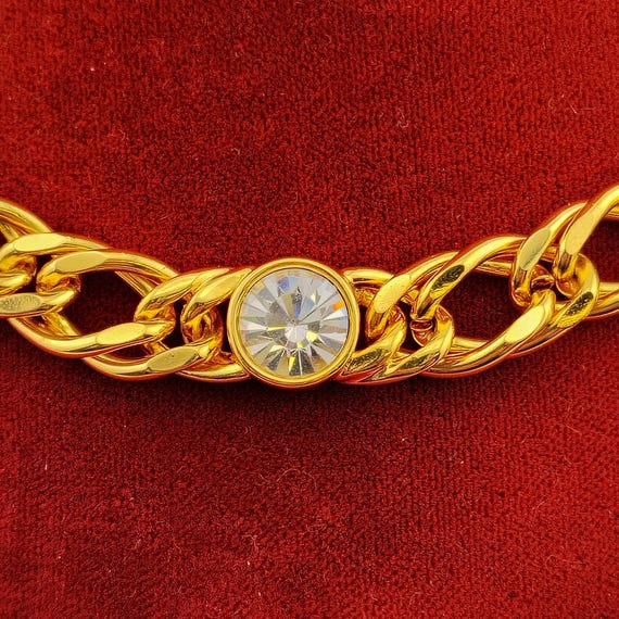 Vintage KJL Kenneth Jay Lane Bezel-Set Station Co… - image 7