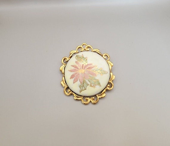 Poinsettia pin 2024