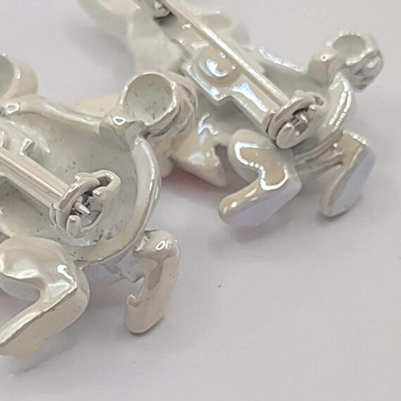 Rabbits Scatter Pin- Iridescent Easter Bunnies- V… - image 6