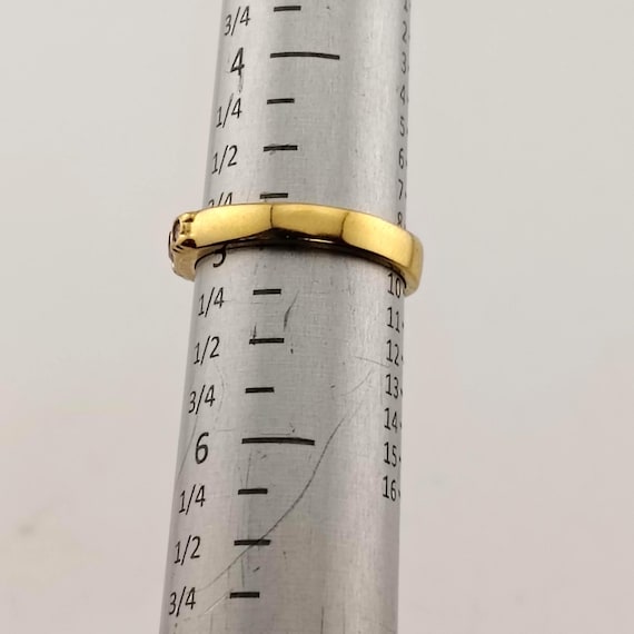 Vintage Signed Avon Ruby Red Rectangle and Round … - image 10