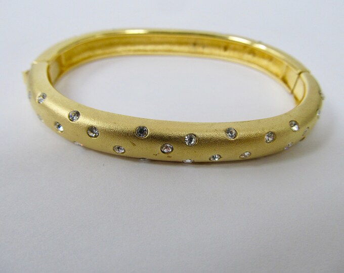 SWAROVSKI Crystal Matte Finish Bangle Bracelet Item K 2625 - Etsy