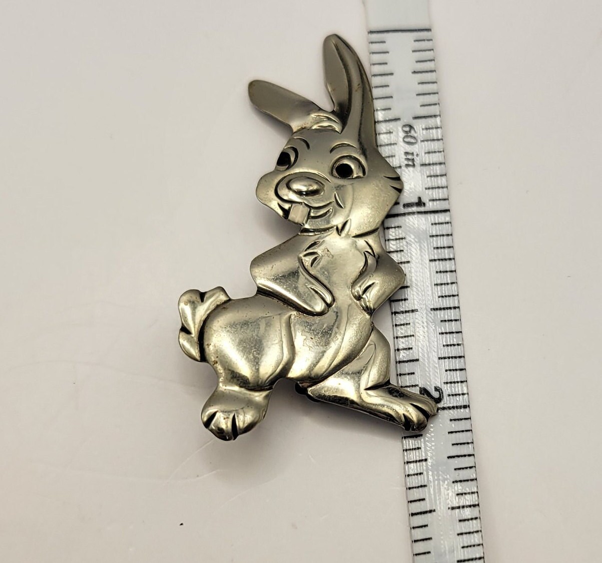 Vintage Enameled Metal Bunny Rabbit Pin Silver Tone Cartoon Bunny Brooch  Gift for Her Gift for Teacher Easter Basket Gift K815 - Etsy