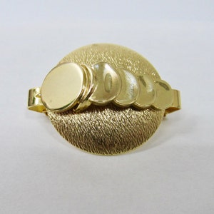 Vintage texturierte Modernist Design Schal Clip