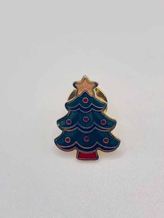 Hallmark- Christmas Tree Pin- Vintage Christmas Tr