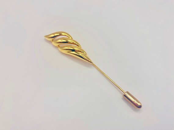 NAPIER Retro Spiral Swirl Design Stick Pin Item K… - image 1