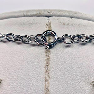 Vintage Signed Avon Ornate Cross Necklace- Large Silver Tone Colorful Statement Pendant image 14