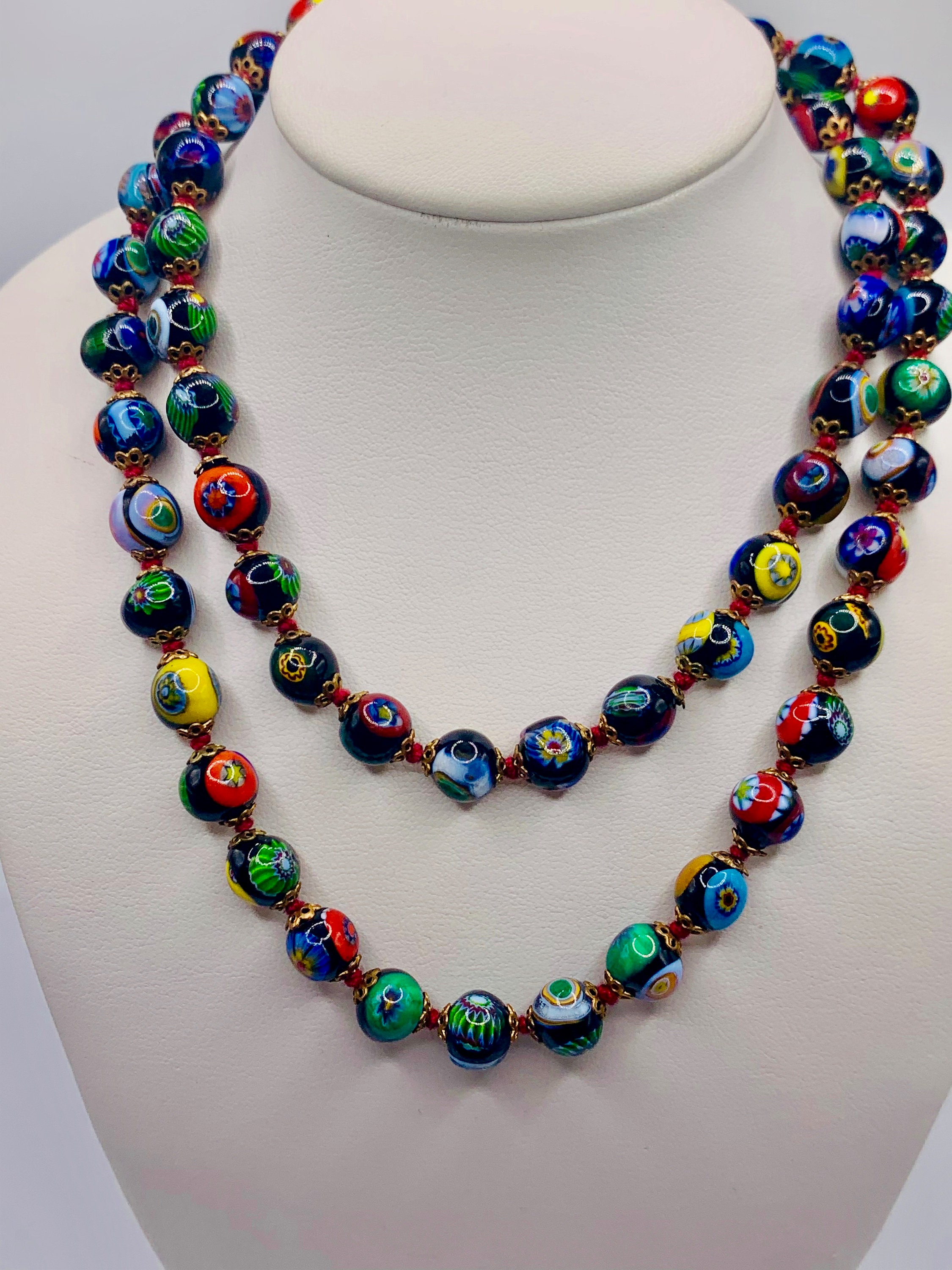 ■VINTAGE HOLLYWOOD■ Vine Beads Necklace VH2435NE011M □VINTAGE HOLLYWOOD□ Vine Beads Necklace VH2435NE011M