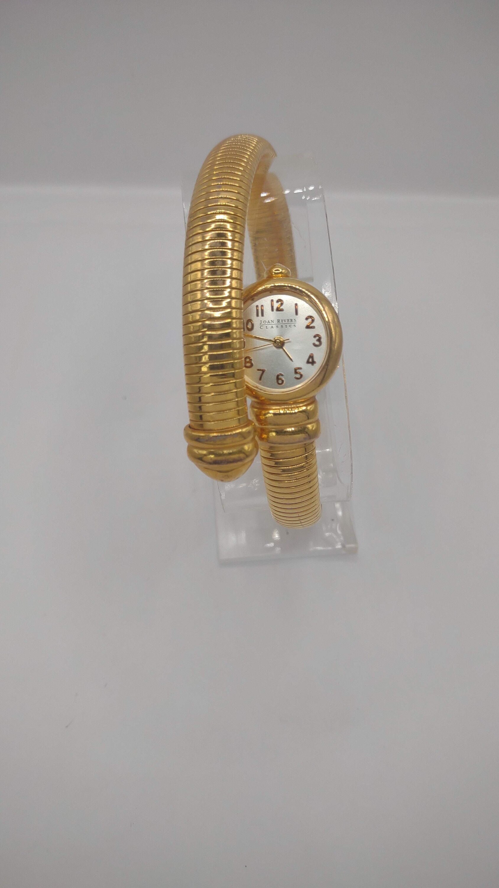 Joan Rivers Classic Women Watch 40mm Silver Tone Case Turquoise Bands Wristwatch Joan Rivers Vintage Watches for Women | Mercari main image 2