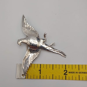 Pheasant Hunting Shooting Handmade Pewter Pin Brooch Set - 3 X Badge In Gift Box - Foto 5