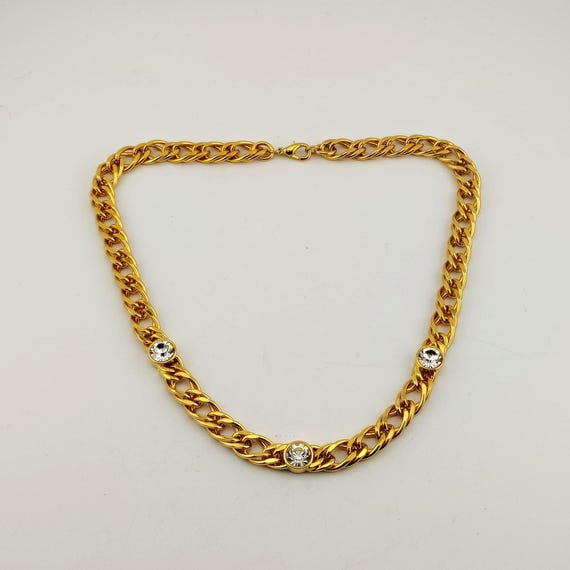 Vintage KJL Kenneth Jay Lane Bezel-Set Station Co… - image 6
