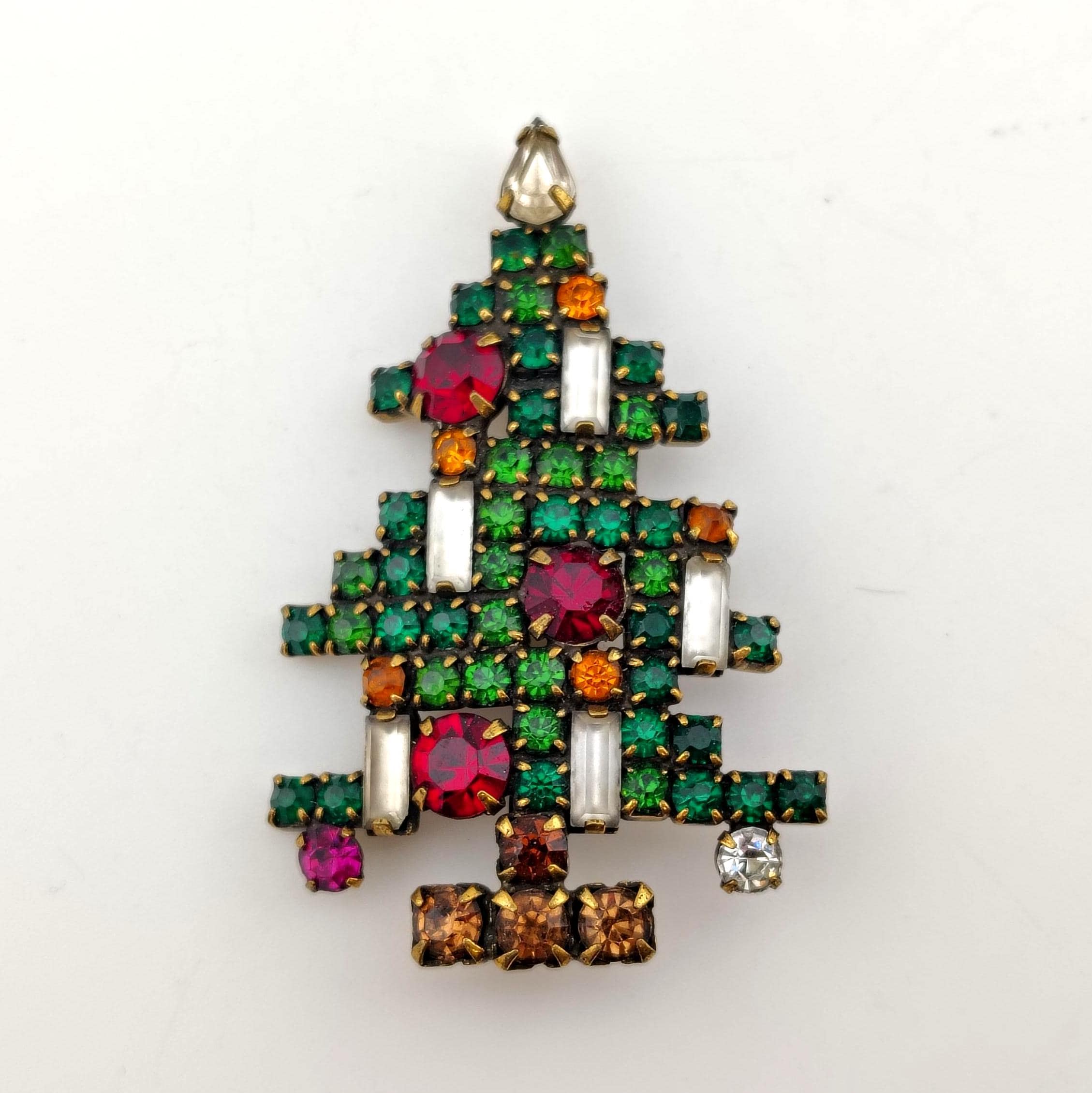 Weiss Xmas Tree Brooches - Etsy
