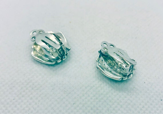 925 Silver Marcasite Art Deco Inspired Earrings I… - image 4