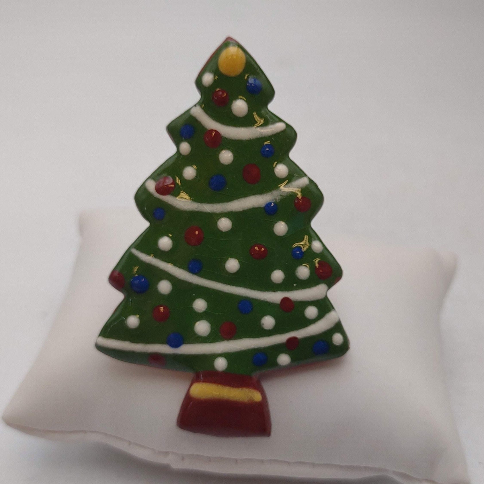 Handmade Redware Pottery Enameled and Glazed Texturized Christmas Tree Brooch Vintage Holiday Jewelry Christmas Gift Topper Pin K1058 - Etsy Handmade Redware Pottery Enameled and Glazed Texturized Christmas Tree Brooch Vintage Holiday Jewelry Christmas Gift Topper Pin K1058 - Etsy