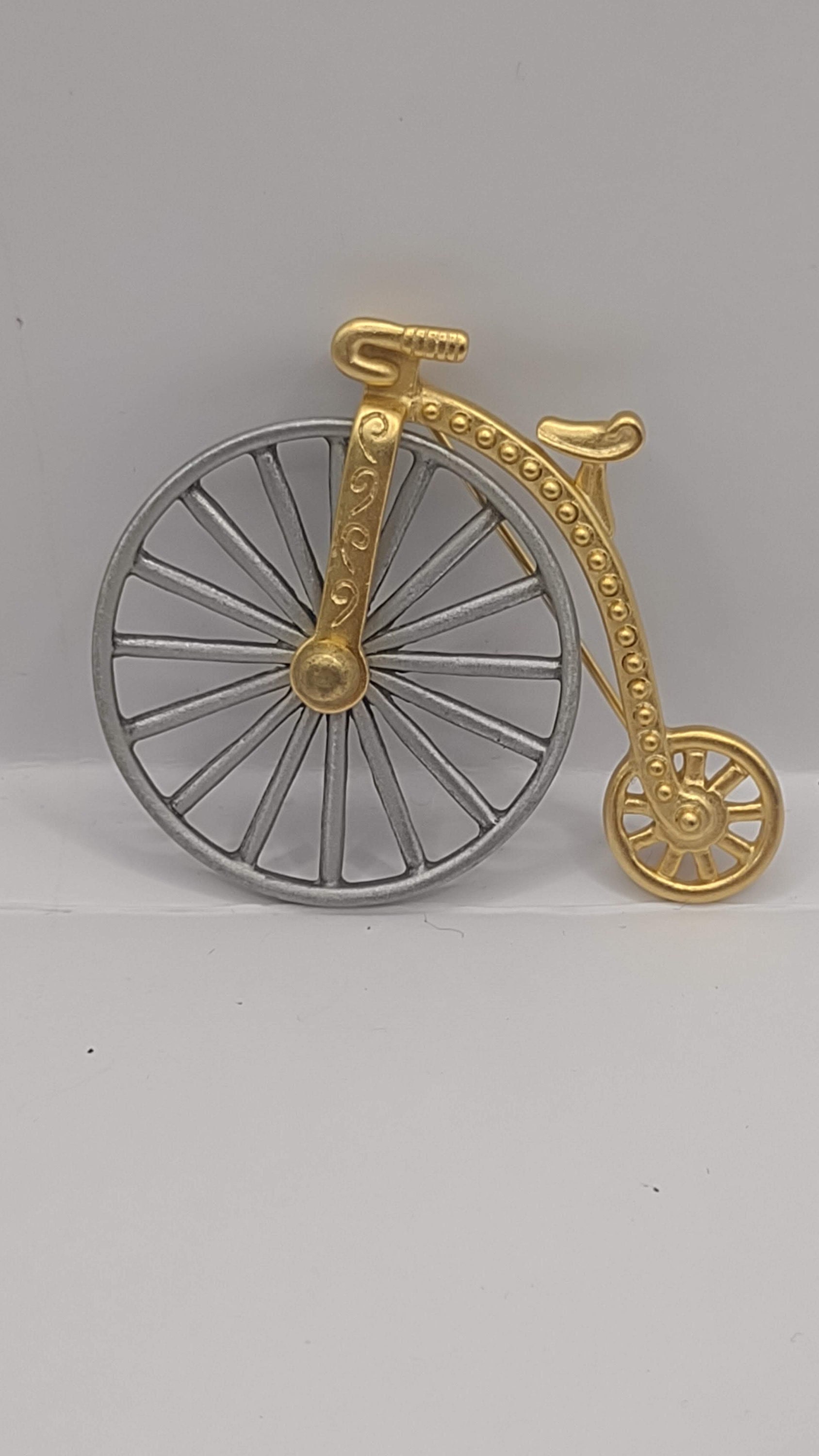 RESERVED 6/8/23 JJ- Jonette Jewelry- Big Wheel Bicycle Pin