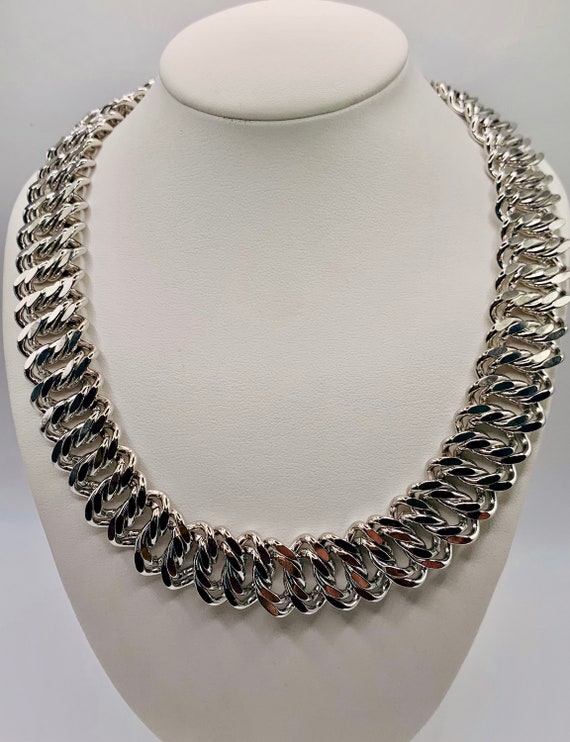 NAPIER- Vintage Chunky Statement- Collar Necklace-