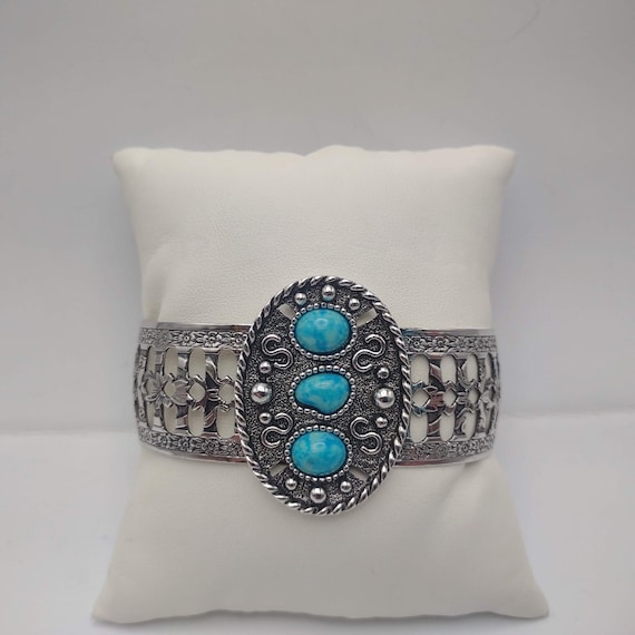 Sarah Coventry 南西部スタイル シルバートーンメタル フェイク