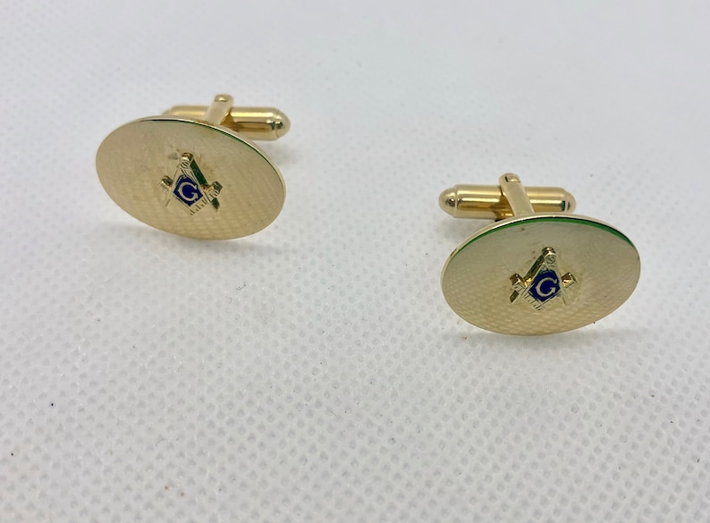 ANSON Vintage Masonic Cuff Links Item K # 1410
