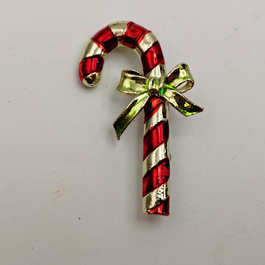 Vintage Gerry's Enameled Candy Cane Pin – Christmas Costume Jewelry - Etsy
