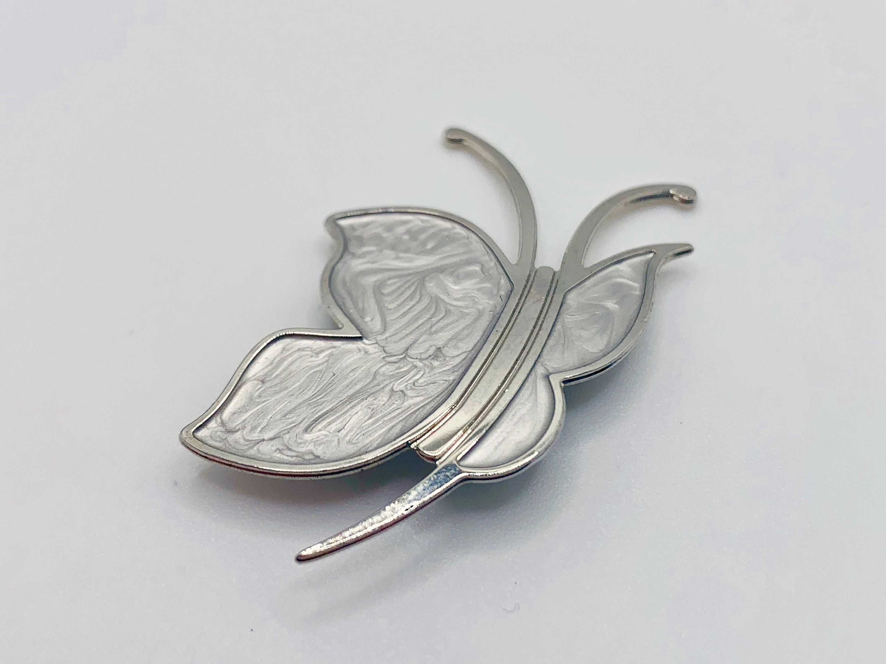 Vintage Enameled Metal Butterfly Pin Item K 410 - Etsy UK