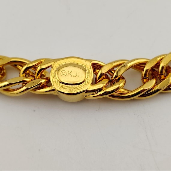 Vintage KJL Kenneth Jay Lane Bezel-Set Station Co… - image 3