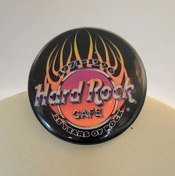 Vintage Hard Rock Cafe 25th Anniversary 1971-1996 Commemorative