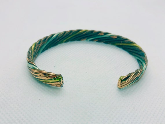 Handmade Copper, Brass and Nickel Cuff Bracelet I… - image 2