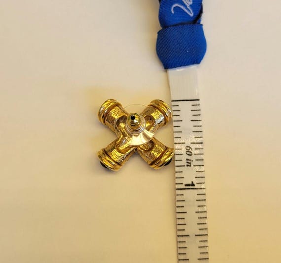 Rhinestone X-Shape Statement Earrings: Black Cabo… - image 9