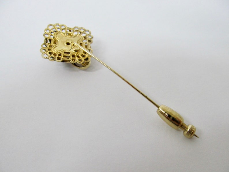 Vintage Ornate Stick Pin Item K # 1447