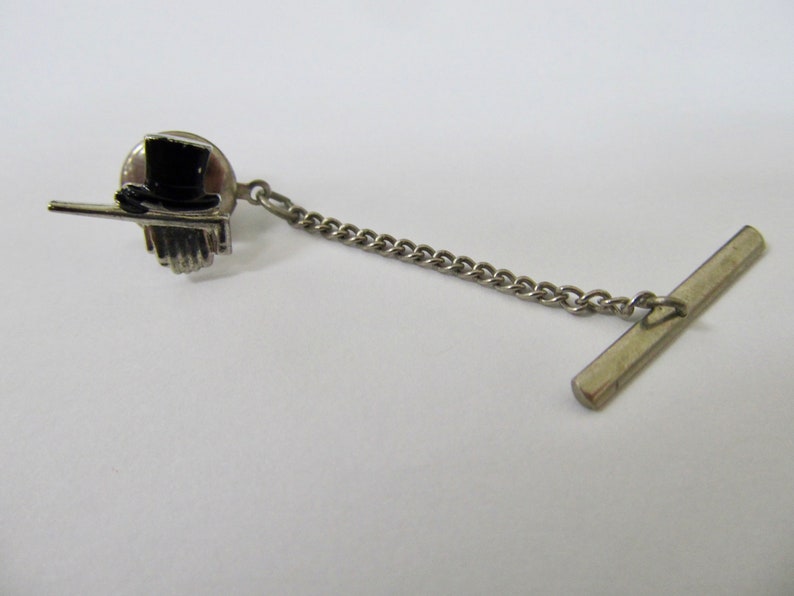 Vintage Top Hat Cane and Gloves Tie Tac Item K 2187 Etsy