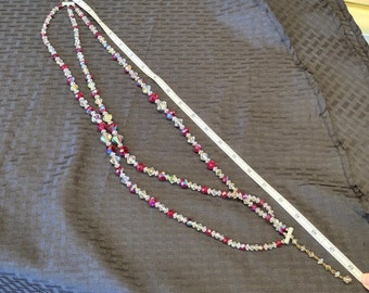 Ensemble de colliers aurore boréale vintage des années 1950
