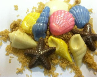 Chocolate Seashells (50 Pieces)